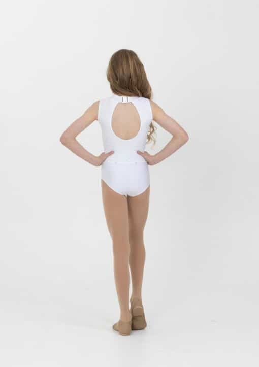 Evie Sequin Leotard - White - ADULT - Image 2