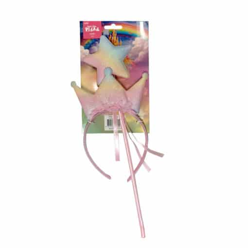 Rainbow Wand Crown Set