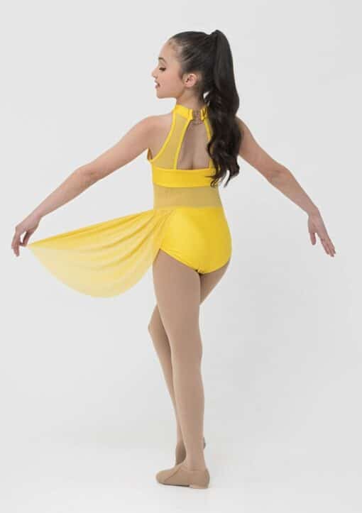 Georgia Leotard w/skirt - Yellow - CHILD - Image 2