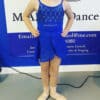 MAD Viola Velvet Leotard - Cobalt - CHILD *SALE - Image 2
