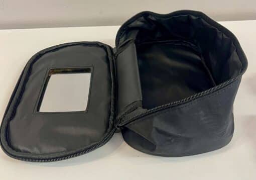 Beauty Bag with Mirror - BUN BITS - Rainbow Glitter - Image 2