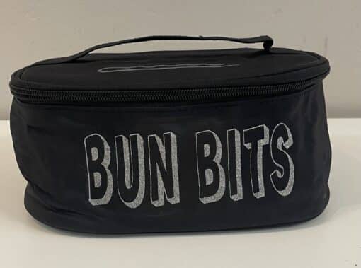 Beauty Bag with Mirror - BUN BITS - Rainbow Glitter