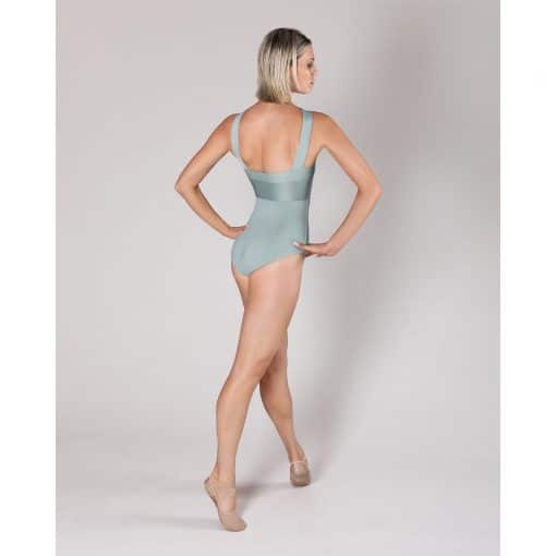 Lara Thick Cross Strap Leotard - Sea Mist - ADULT - Image 4