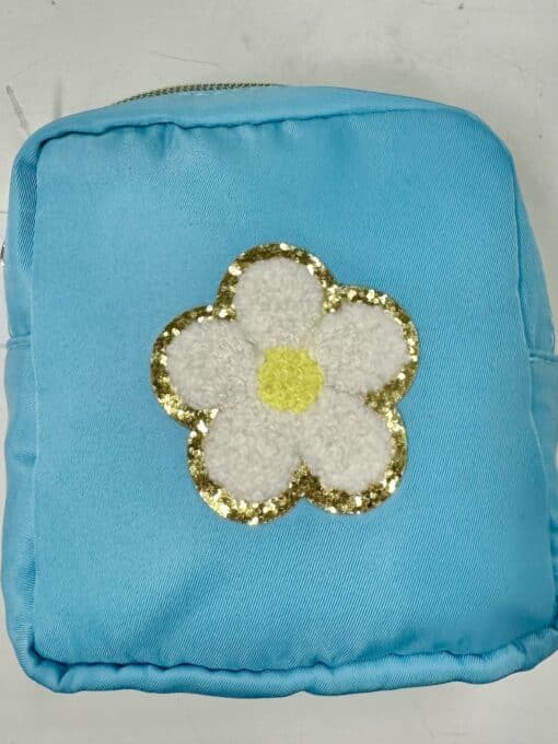 Square Bag - Blue Flower