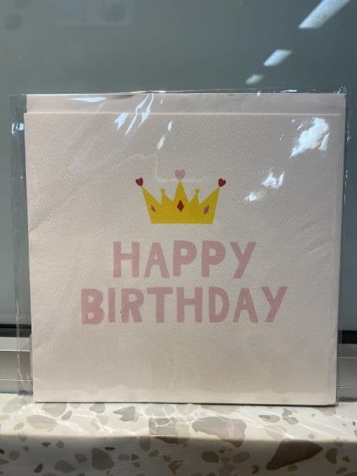 Happy Birthday Crown Card