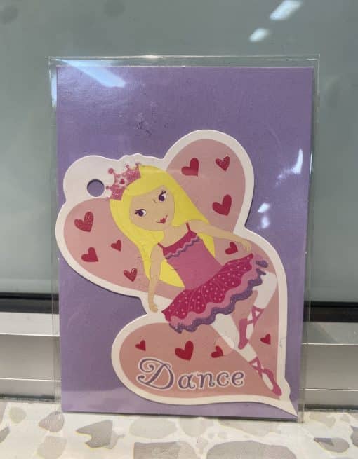 Ballerina Heart Gift Tag