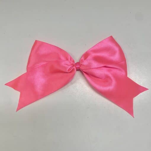 Giant Satin Bow - Neon Pink