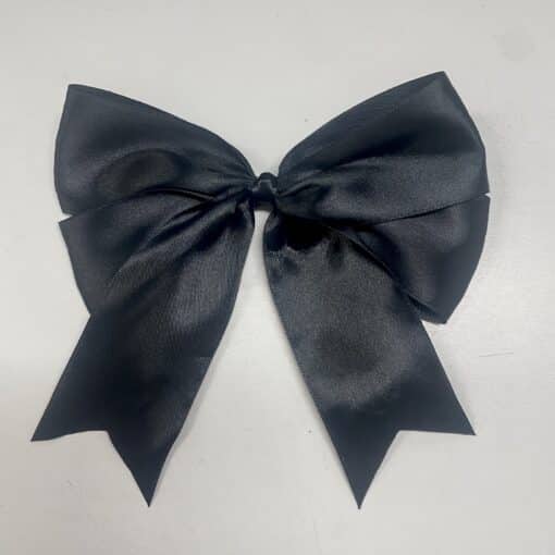 Giant Satin Bow - Black