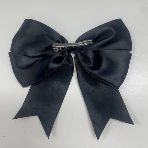 Giant Satin Bow - Black - Image 2
