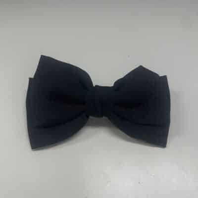 Double Bow Hairclip - Black