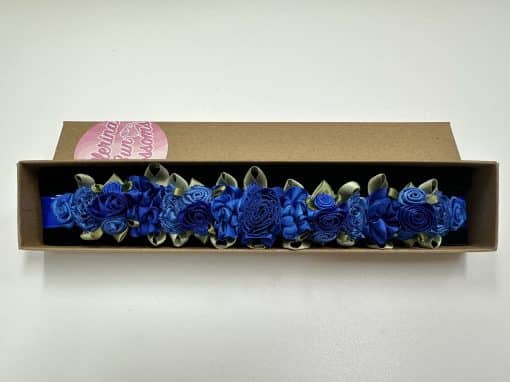 DNA Bun Blossom Wrap - Isabella - COBALT