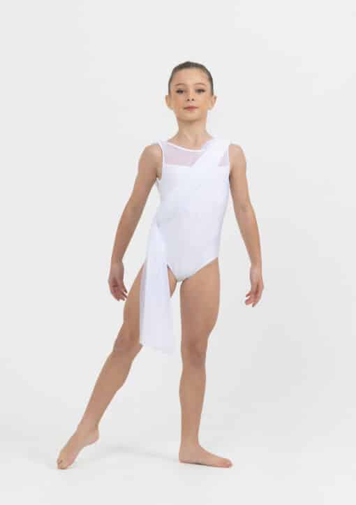 Ivy Lyrical Leotard - White - CHILD