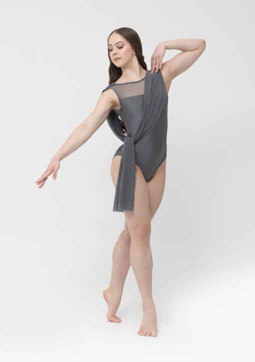 Ivy Lyrical Leotard - Charcoal - ADULT