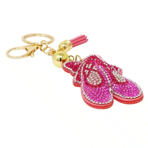 Ballet Shoes Gemstone Keyring - Image 3