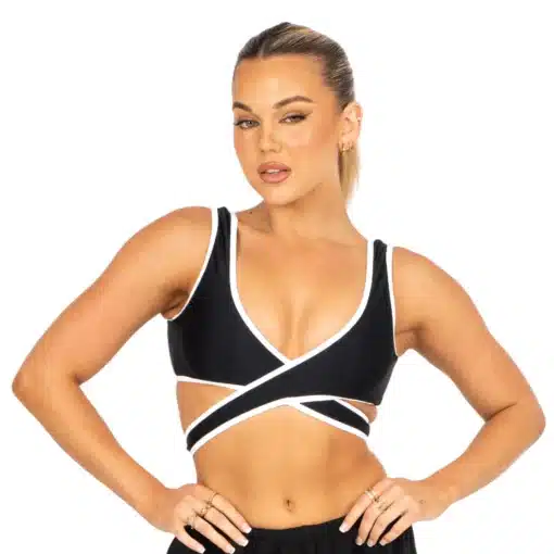 Kyra X Collab Crop - Black & White - CH/AD