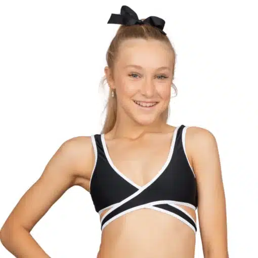 Kyra X Collab Crop - Black & White - CH/AD - Image 4