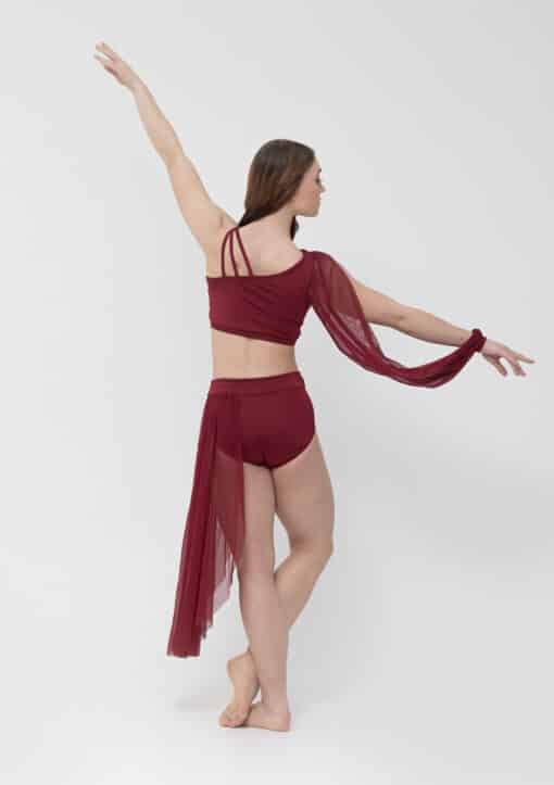 Kirra Lyrical Set - Burgundy - CHILD - Image 2