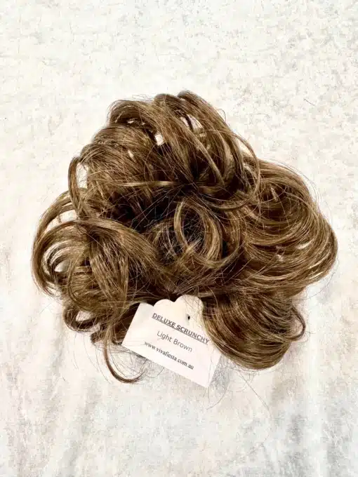 Hair Scrunchie - Light Brown
