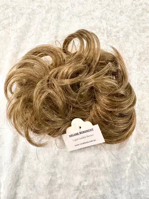 Hair Scrunchie - Light Golden Brown