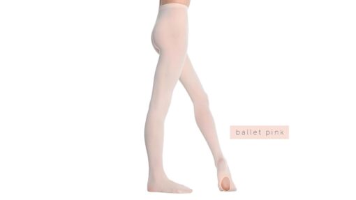 DV Convertible Tights - Theatrical Ballet Pink - CHILD