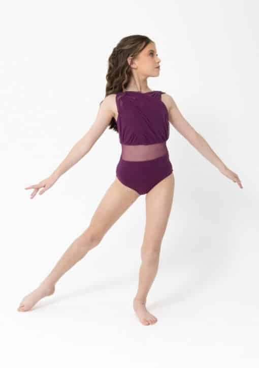 Margot Leotard - Plum - CHILD