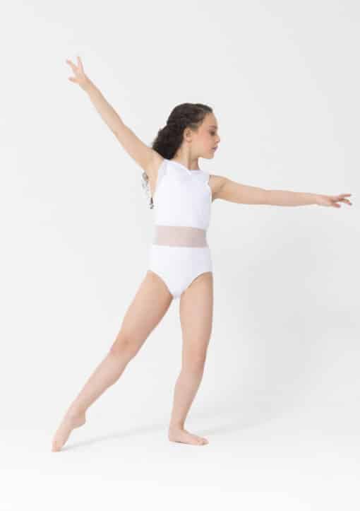 Margot Leotard - White - CHILD