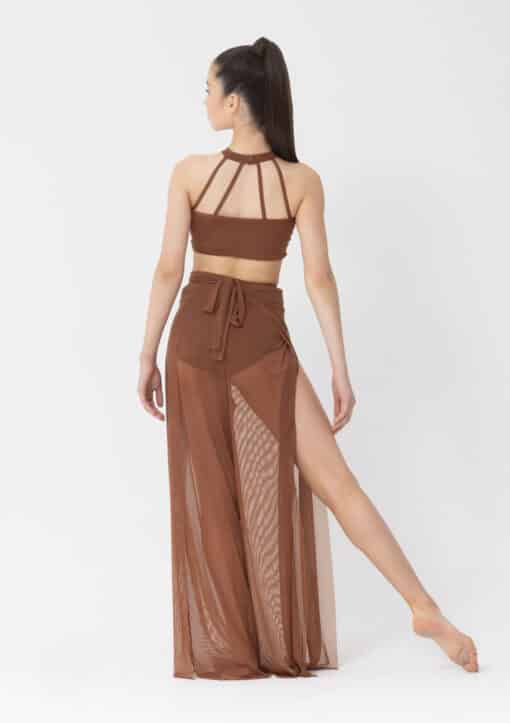 Mesh Wrap Pants - Mocha - CHILD - Image 2