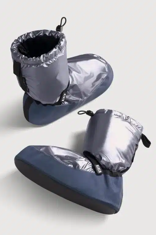 Metallic Pearl Warm up Booties - Grey - CHILD - Image 2