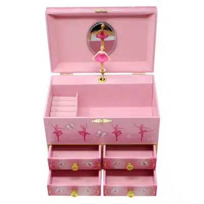 Ballerina Music Jewellery Box - Large