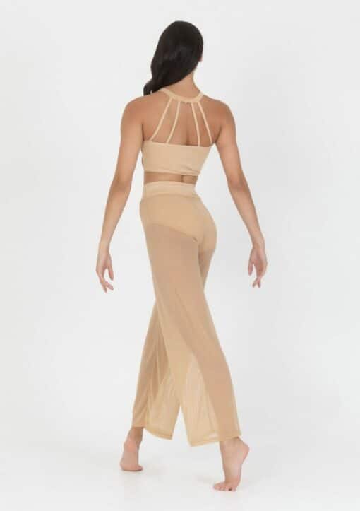 Mesh Performance Crop - Cashew - ADULT - Image 2