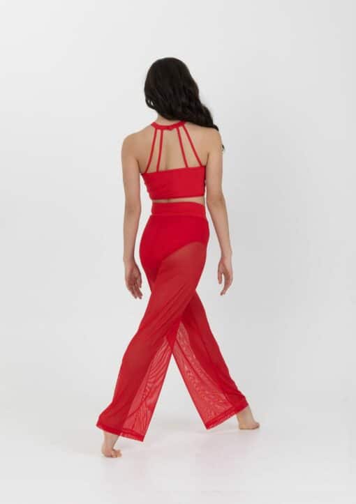 Mesh Performance Pants - Red - CHILD - Image 2