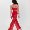Mesh Performance Crop - Red - CHILD - Image 2