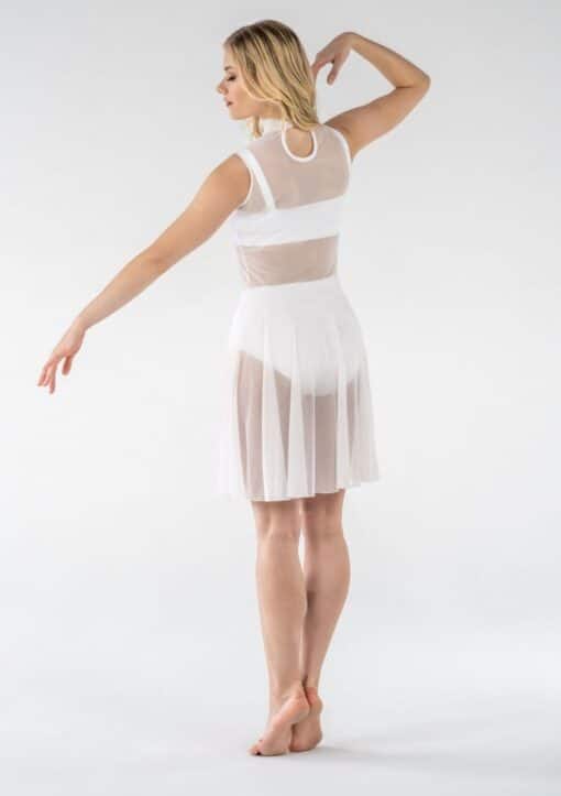 Mesh Performance Dress - White - CHILD - Image 2
