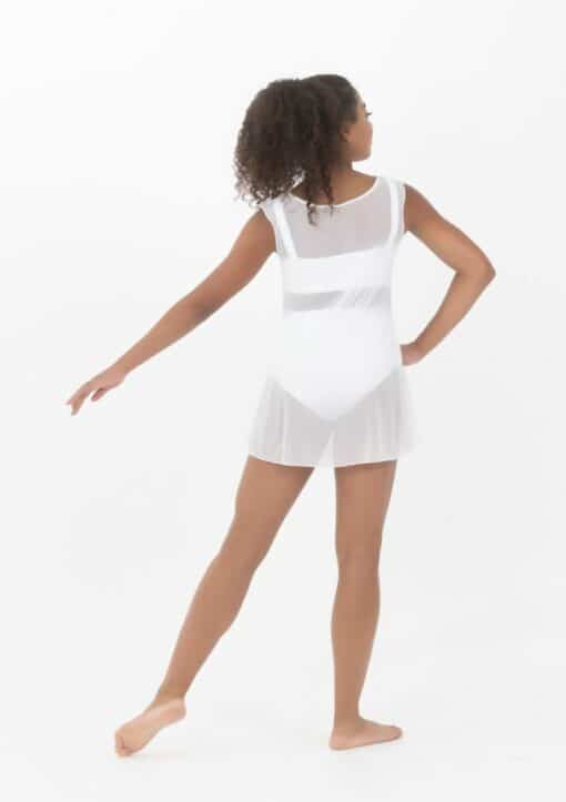 Mesh Slip Dress - White - CHILD - Image 2