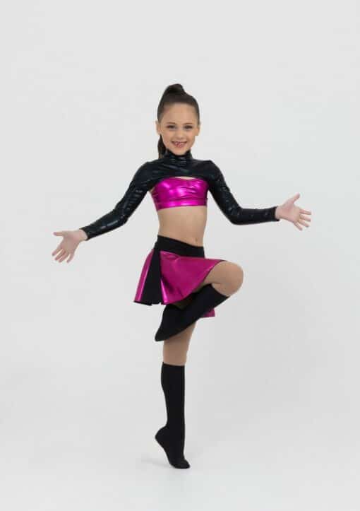 Metallic Shrug - Black - ADULT