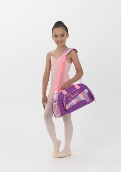 Mini Dance Duffel Bag - Purple Unicorn - Image 2