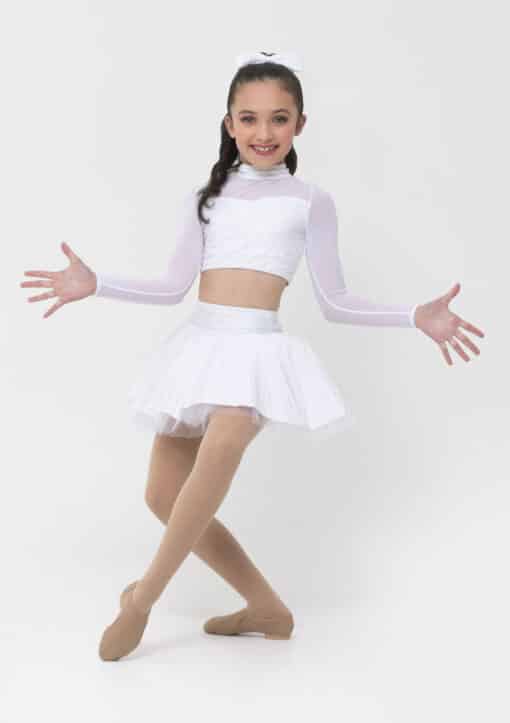 Skater Skirt - White - CHILD