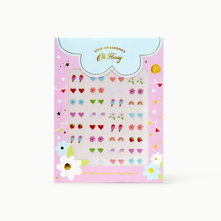Oh Flossy Stick-On Earrings