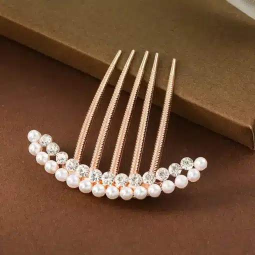 Pearl Diamond Hair Comb