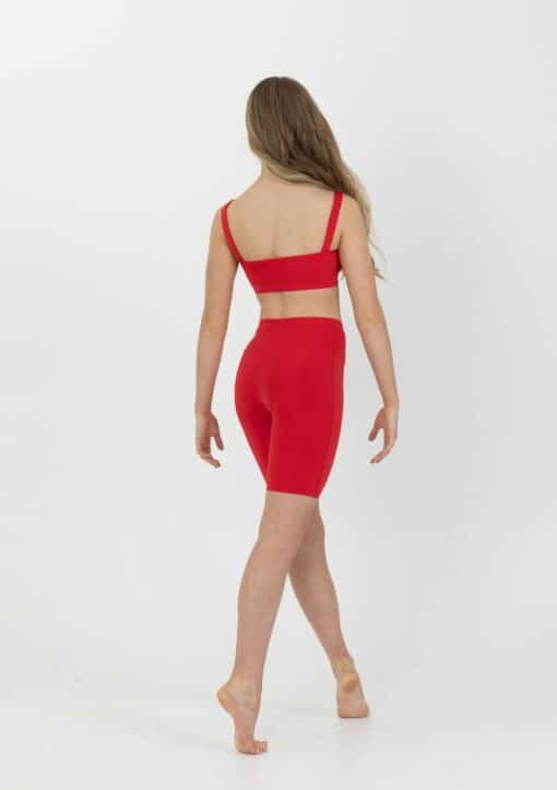 Performance Crop Top - Red - ADULT - Image 2