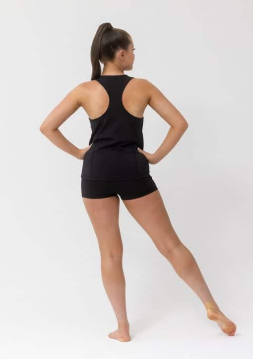 Performance T-Back Singlet - Black - CHILD - Image 2