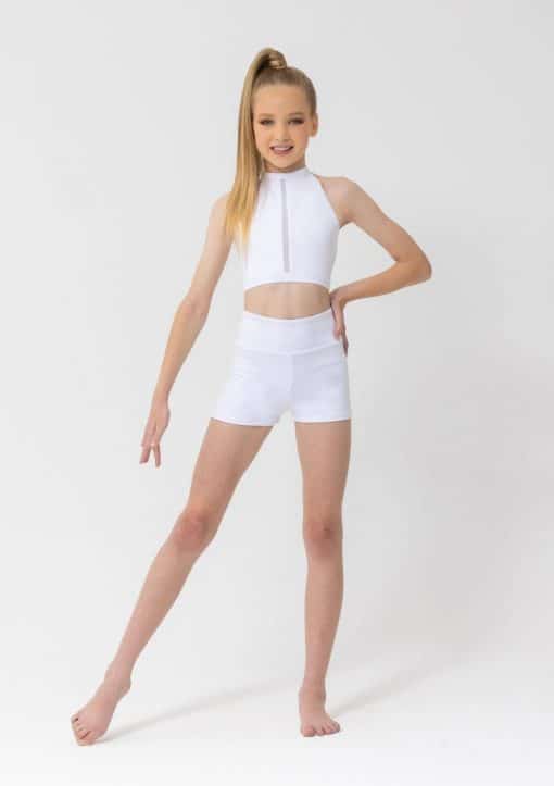 Piper Crop Top - White - CHILD