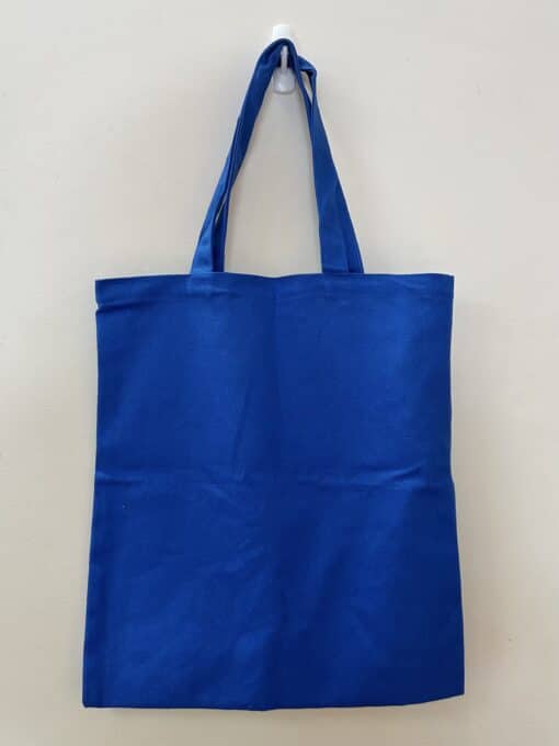 Flower Jar Canvas Tote Bag - Royal Blue - Image 2