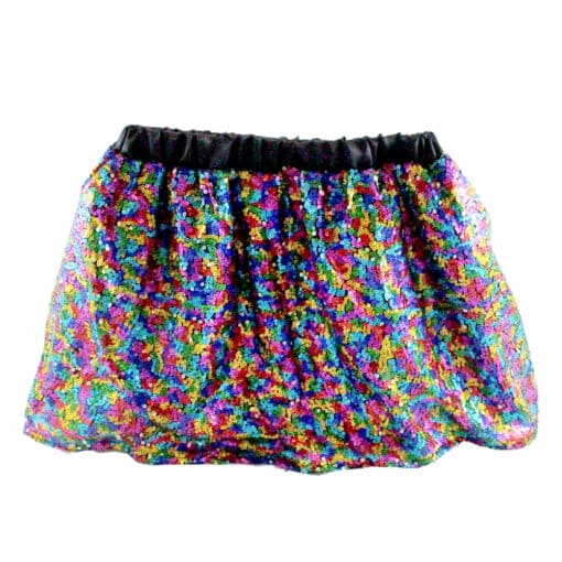 Rainbow Sequin Skirt - Adult