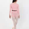 WSDA Ribbed Warm Up Top - Pink - CHILD - Image 4