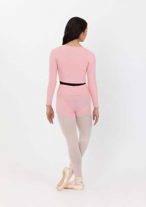 WSDA Ribbed Warm Up Top - Pink - ADULT - Image 4