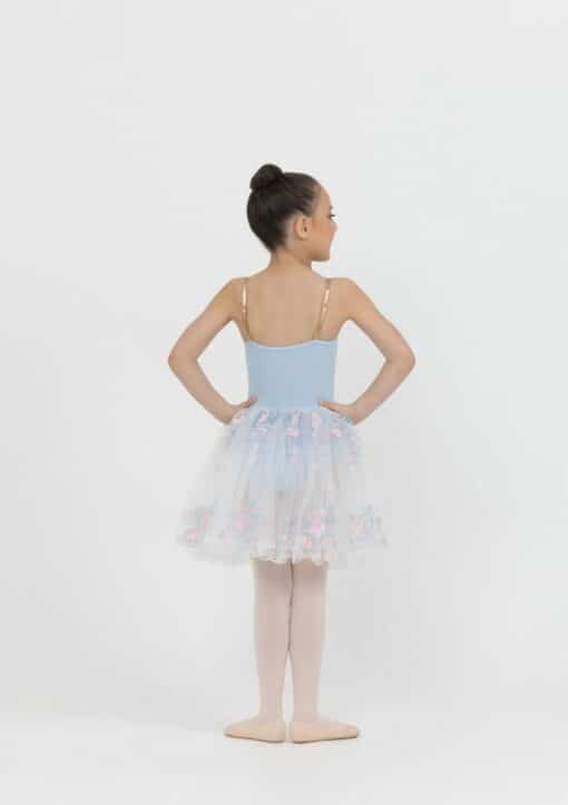 Floral Romance Tutu - Pale Blue - CHILD - Image 2