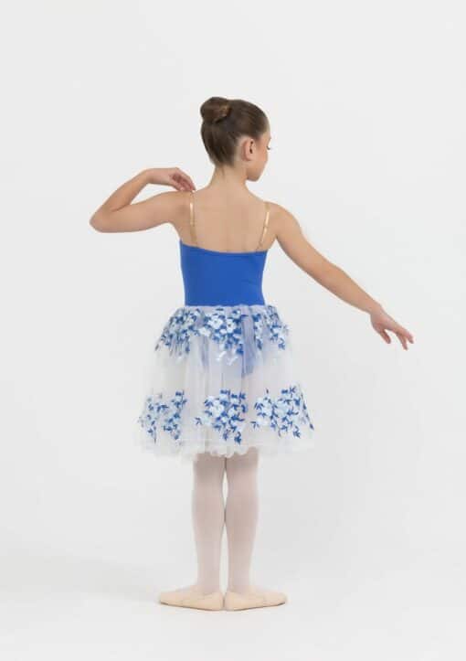 Floral Romance Tutu - Royal Blue - CHILD - Image 2