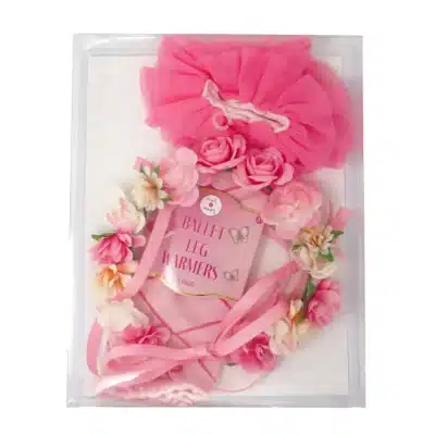 Ballerina Ruffle Leg Warmer & Flower Crown Set