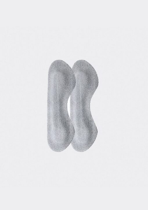 Suede Heel Grips - Grey - 2pcs